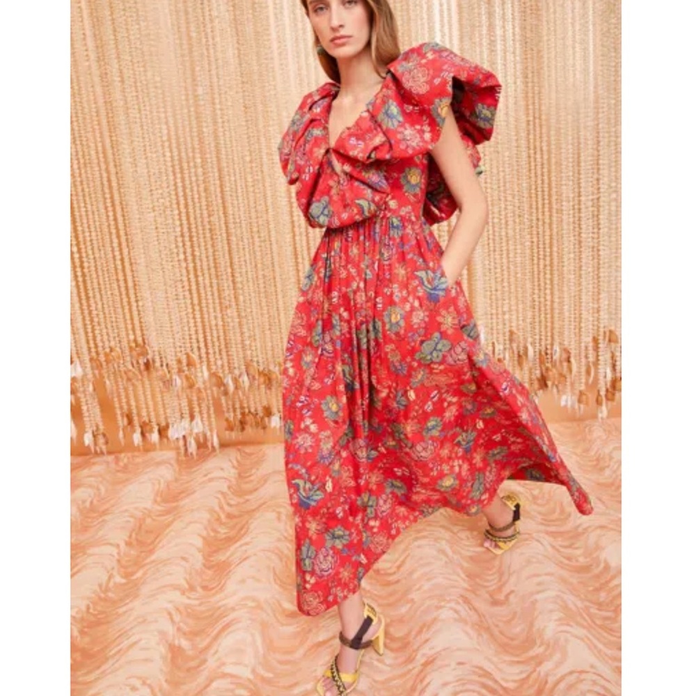 NWT Ulla Johnson Francesca Dress - Hibiscus Sz 0